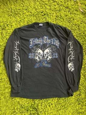 Gildan "On The Fringe" Port Dover Canada Friday The 13th 2011 30 Years Graphic L
